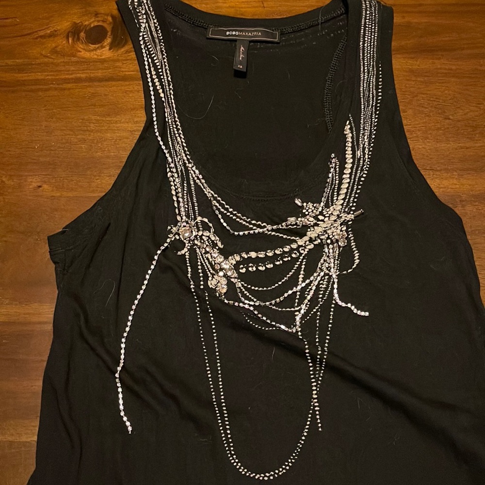 BCBG MAXAZRIA live jewel tank top
